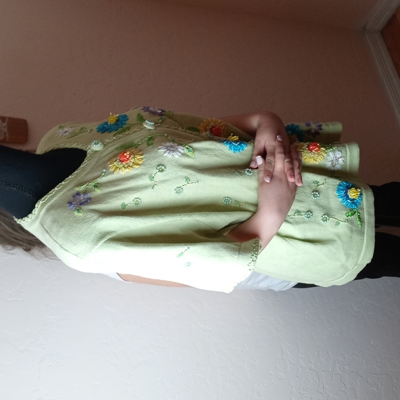 The Collective Works of Berek 2 by Takako Sakon Embroidered Sweater - Picture 2 of 6